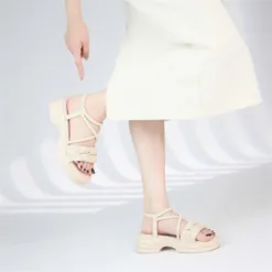 Serene Woven Strap Platform Sandals