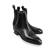 Men’s Chelsea Leather Boots – Classic Black